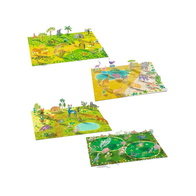 dj00044 Stickers om rechtop te zetten-Dieren