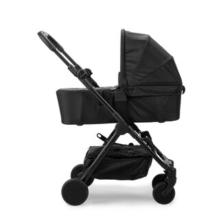 Elodie Mondo plooibuggy incl. wieg, veiligheidsbeugel adapters voor autostoel black