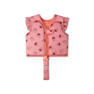 Swim Essentials Swim Essentials zwemvest - Pink - Strawberry fields - 1/2 jaar