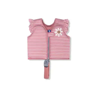 Swim Essentials Swim Essentials zwemvest - Pink/White - Daisy Flower 1-2 jaar