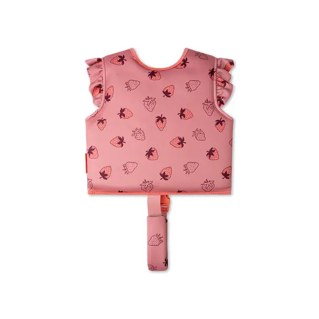 Swim Essentials zwemvest - Pink - Strawberry fields - 1/2 jaar