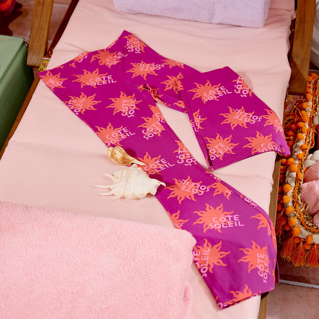 Z8 Broek Amani - Comfortabele Meisjesbroek - Foxy Violet