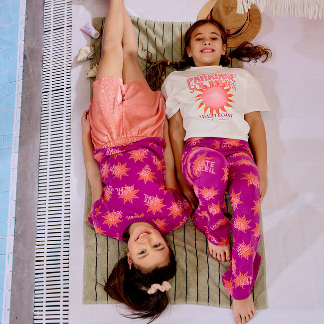 Z8 Broek Amani - Comfortabele Meisjesbroek - Foxy Violet