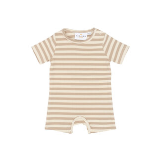The New Siblings The New Siblings jumpsuit Fro humus stripes rib