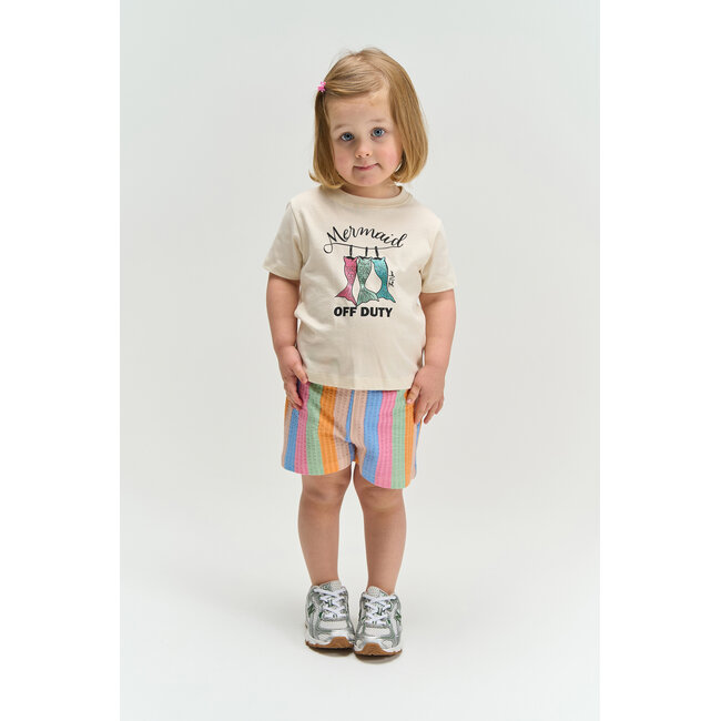 The New Siblings short Tracie multi striped