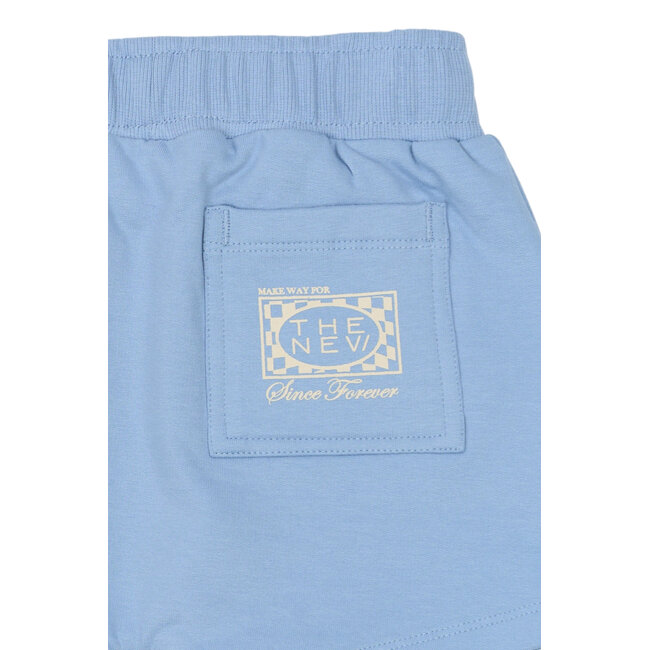 The New Siblings sweat short Titan forever blue