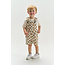 The New Siblings short dungarees humus check