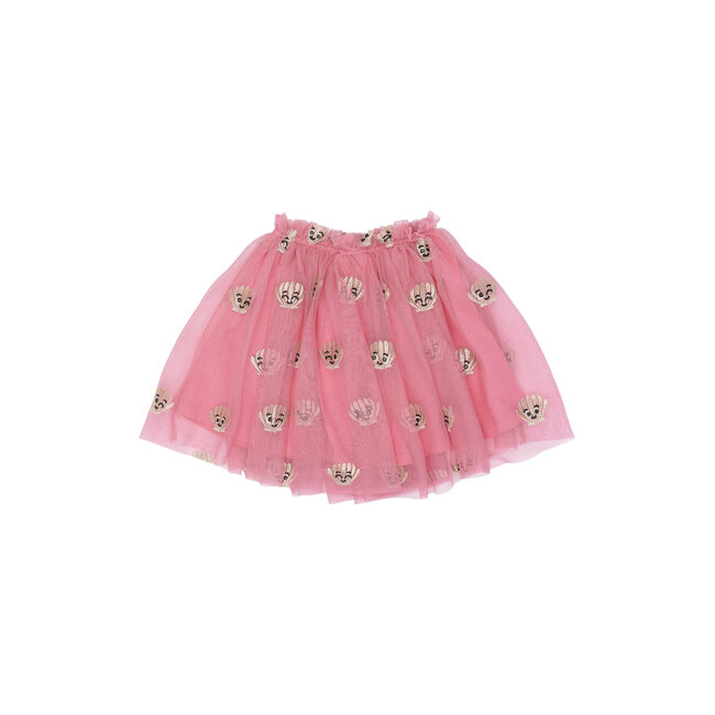 The New Siblings skirt Tulle cashmere rose emb