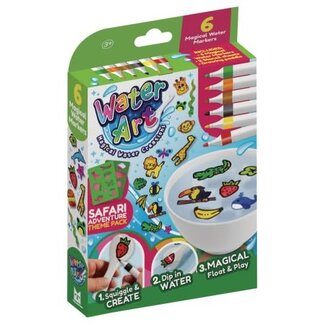 Water Art 6 Pack met sjablonen Safari Adventure
