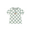 The New Siblings shirt Sebastiaan aqua gray aop