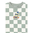 The New Siblings shirt Sebastiaan aqua gray aop