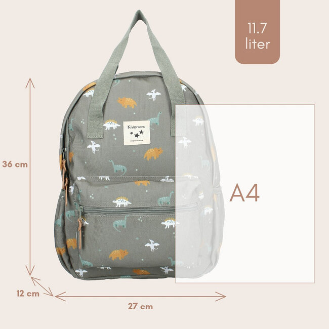 Kidzroom rugzak Small Talk Green