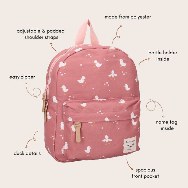 Kidzroom rugzak Little Story Brown