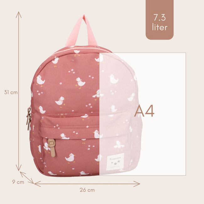 Kidzroom rugzak Little Story Brown