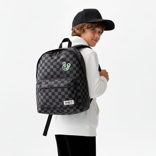 Rugzak Studio V Double Check Black