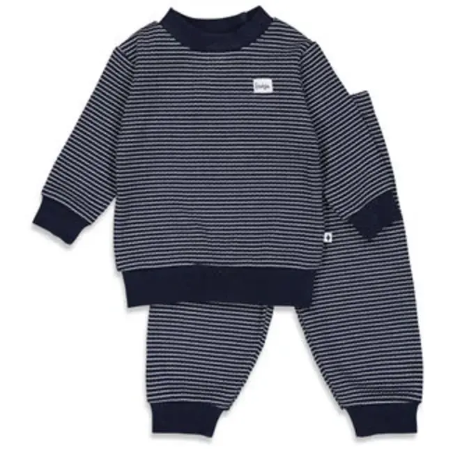 Feetje pyjama wafel royal blue