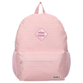 Studio V Rugzak Studio V All Striped Up Pink