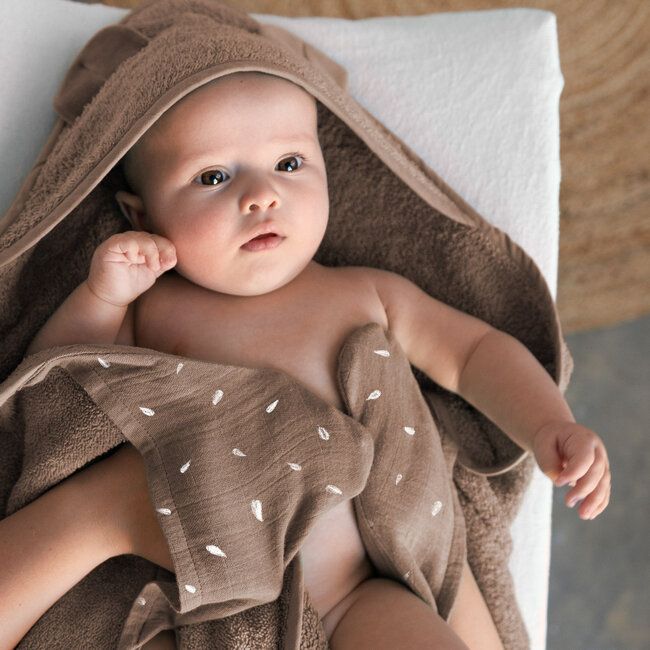 badcape 2 in 1  Mocha print