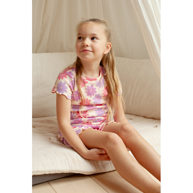 Feetje shortama Bibi Bloom - Premium Summerwear, lila