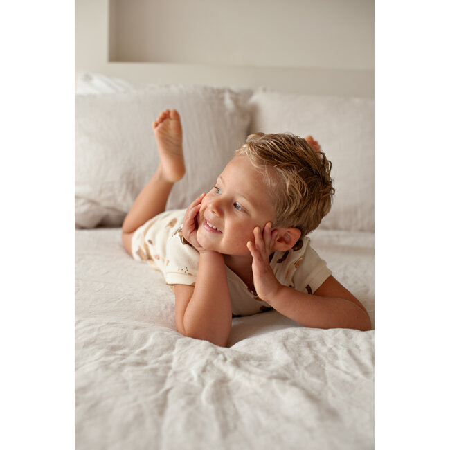 Feetje shortama Cosy Crumbs - Premium Summerwear, offwhite