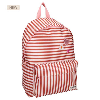 Studio V Rugzak Studio V All Striped Up Brown