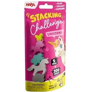 Haba Haba stacking challenge - Unicorns