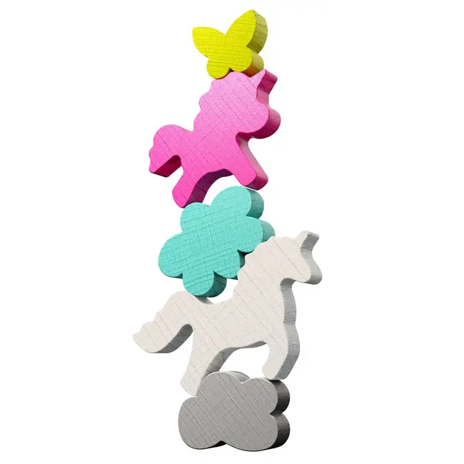 Haba stacking challenge - Unicorns