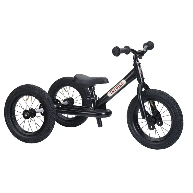 Trybike Steel Tweewieler - Zwart