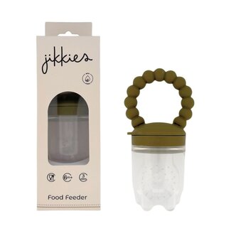 Jikkies Jikkies fruitspeen – Inclusief 3 speenmaten –Olijf Groen