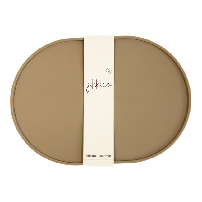 Jikkies - Anti slip placemat  XL - Olijf Groen