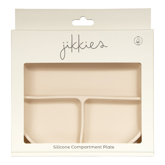 Jikkies - Vakkenbord met zuignap - Beige