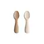 Mushie Silicone Toddler Starter Spoons Natural-Sand