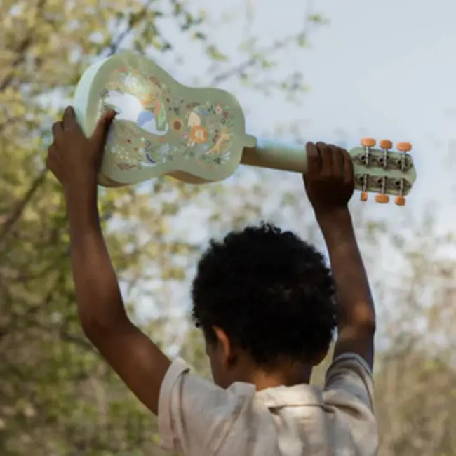 Houten gitaar - Groen - Safari Friends FSC