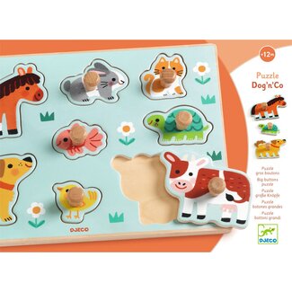 Djeco Djeco  Houten puzzel Dog'n'Co
