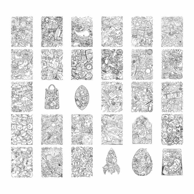 Kidywolf Kidydraw PAD-Meli-melo-10+