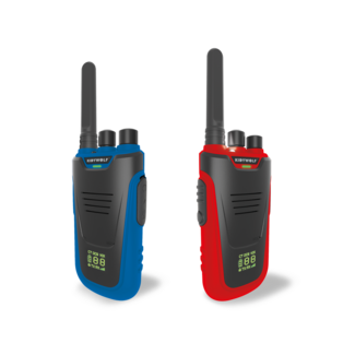 KidyWolf Kidywolf Kidytalk Walkie talkies blauw-rood