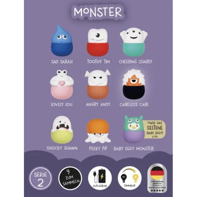 Eggy mystery light blindbox monsters