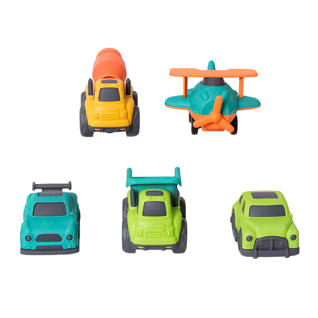 BIOplastic Auto en Vliegset 5-delig 3 10,5 cm