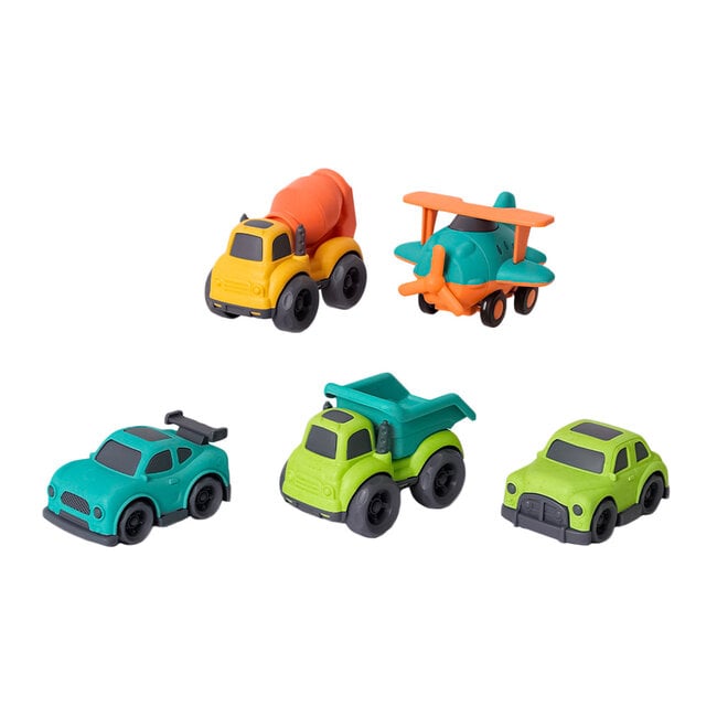 BIOplastic Auto en Vliegset 5-delig 3 10,5 cm