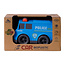 BIOplastic Blokwagen Politiewagen - 15 cm