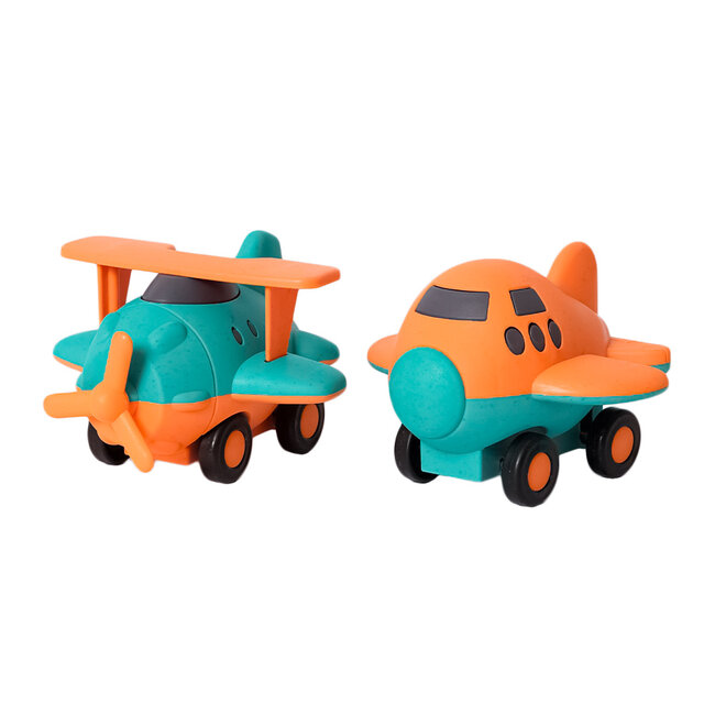 BIOplastic Helikopter en Vliegtuig - 9,5 cm