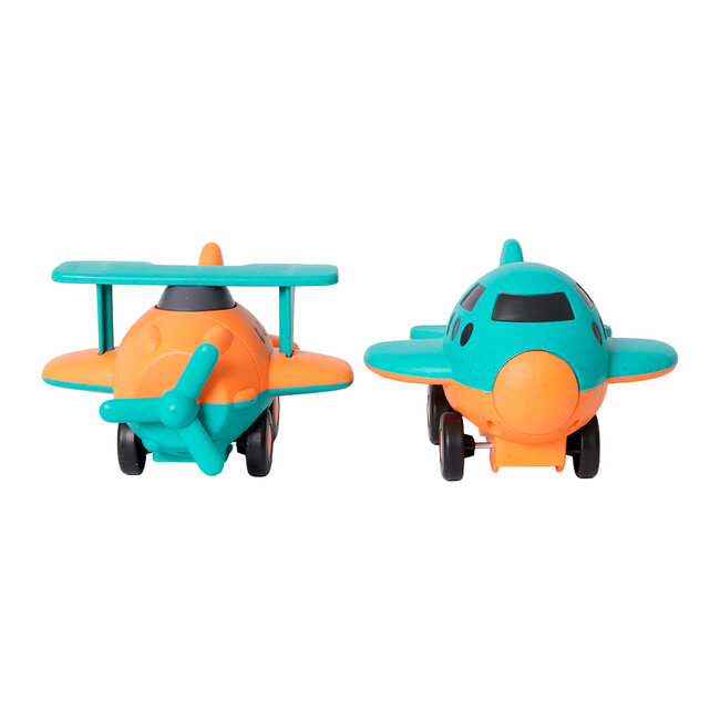 BIOplastic Helikopter en Vliegtuig - 9,5 cm
