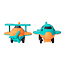 BIOplastic Helikopter en Vliegtuig - 9,5 cm