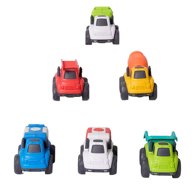 BIOplastic Truck set 6-delig - 11 cm