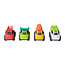 Bioplastic Vrachtwagenset 4-delig cartoon - 10.5 cm