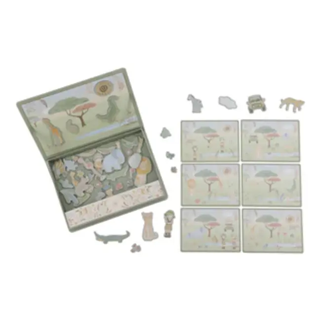 Magnetisch speelbord - Safari Friends FSC