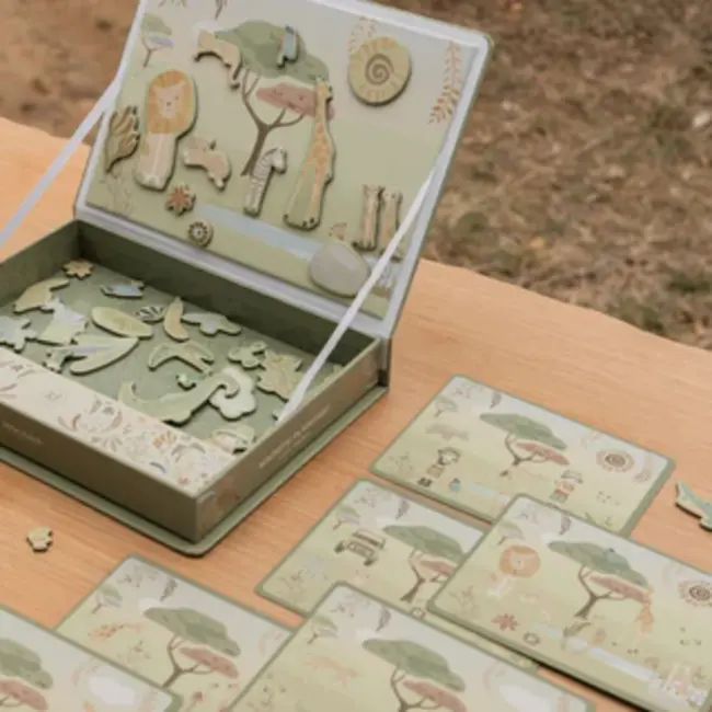 Magnetisch speelbord - Safari Friends FSC