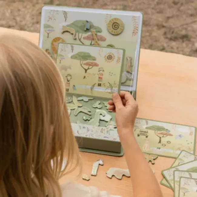 Magnetisch speelbord - Safari Friends FSC