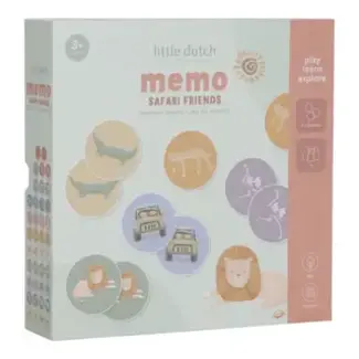 Little Dutch Memo spel - Safari Friends FSC
