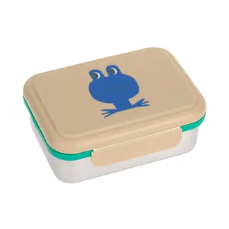 Lassig Lassig Lunchbox stainless steel Happy Trails Frog